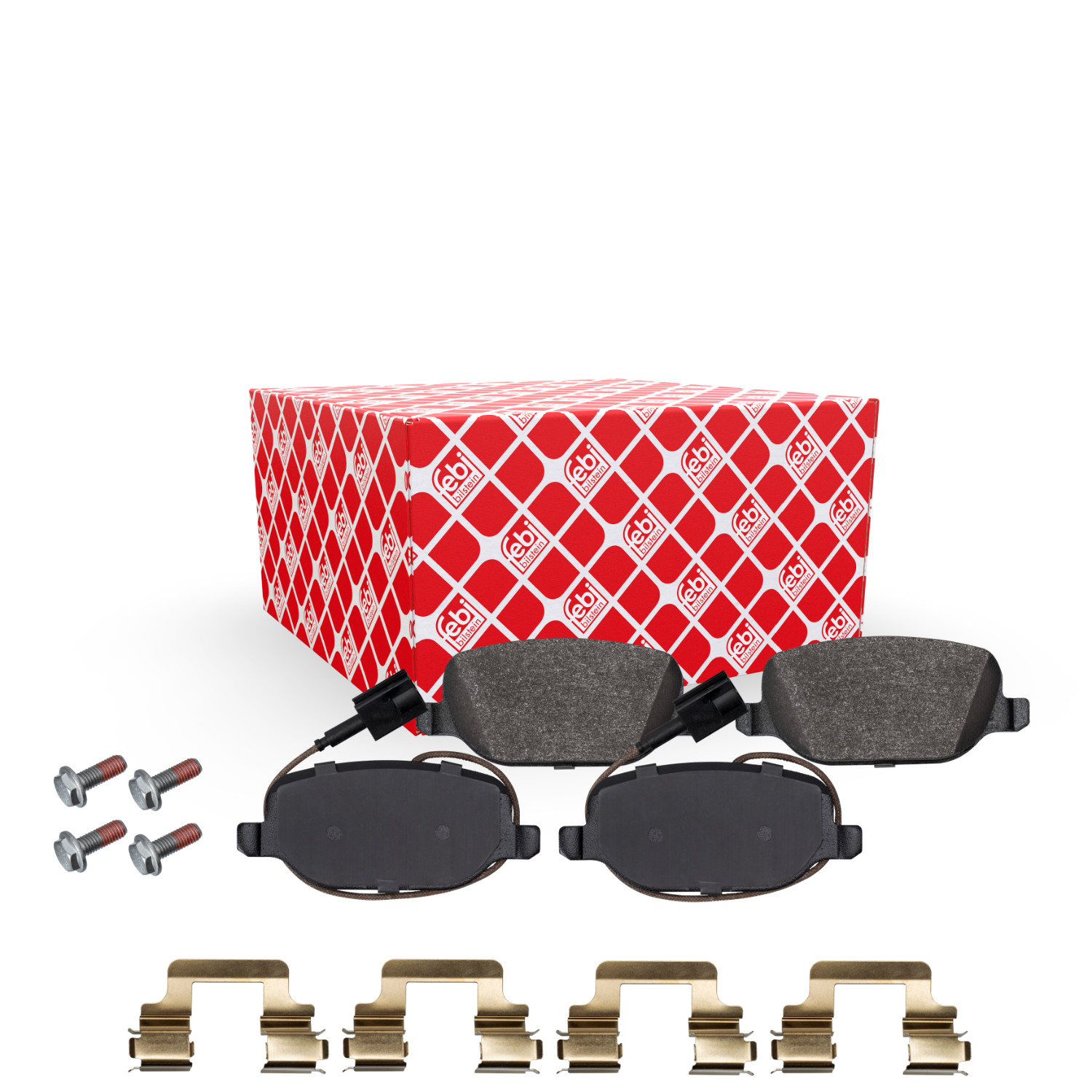 FEBI BILSTEIN Bremsbelagsatz, Scheibenbremse 175272 f&uuml;r ALFA ROMEO, Hinterachse