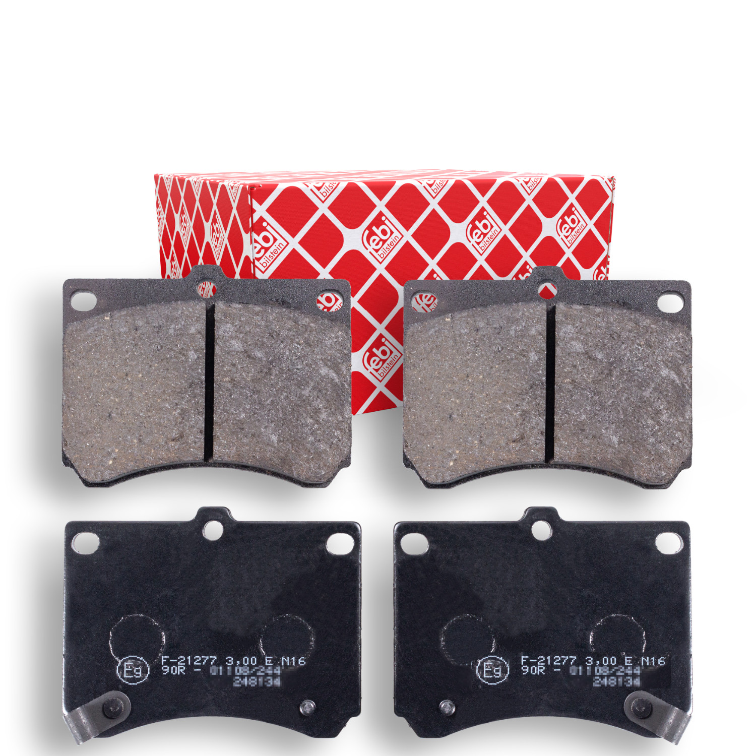 FEBI BILSTEIN Bremsbelagsatz, Scheibenbremse 16499 f&uuml;r MAZDA, Vorderachse