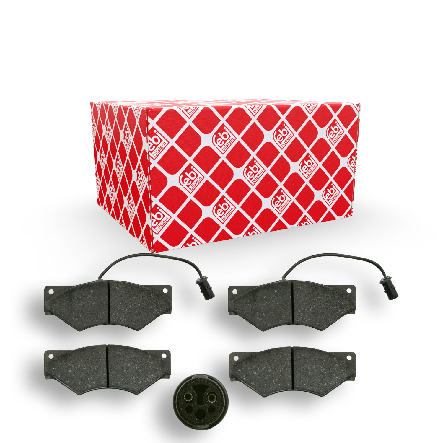Bremsbelagsatz, Scheibenbremse FEBI BILSTEIN 16600 f&uuml;r IVECO, Vorderachse