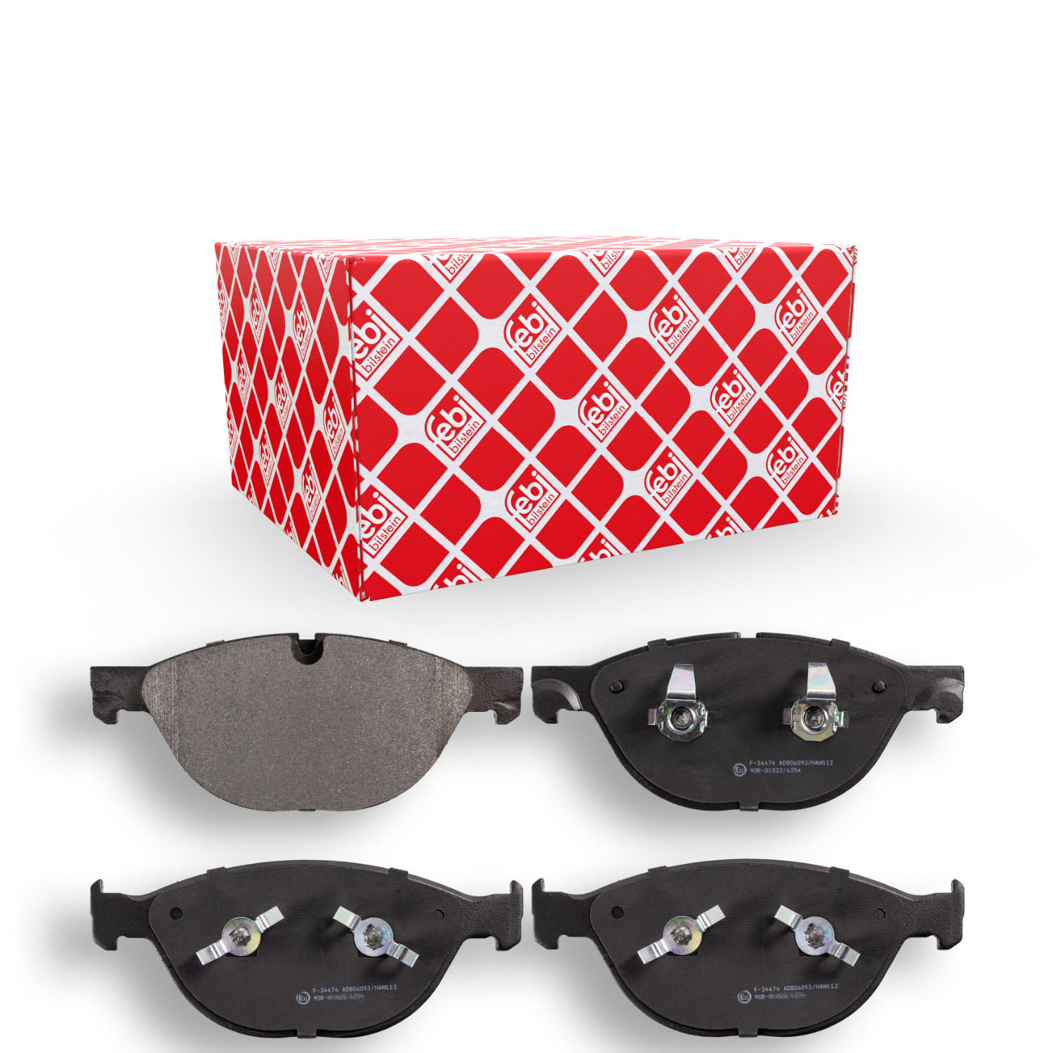FEBI BILSTEIN Bremsbelagsatz, Scheibenbremse 16519 f&uuml;r BMW JAGUAR, Vorderachse
