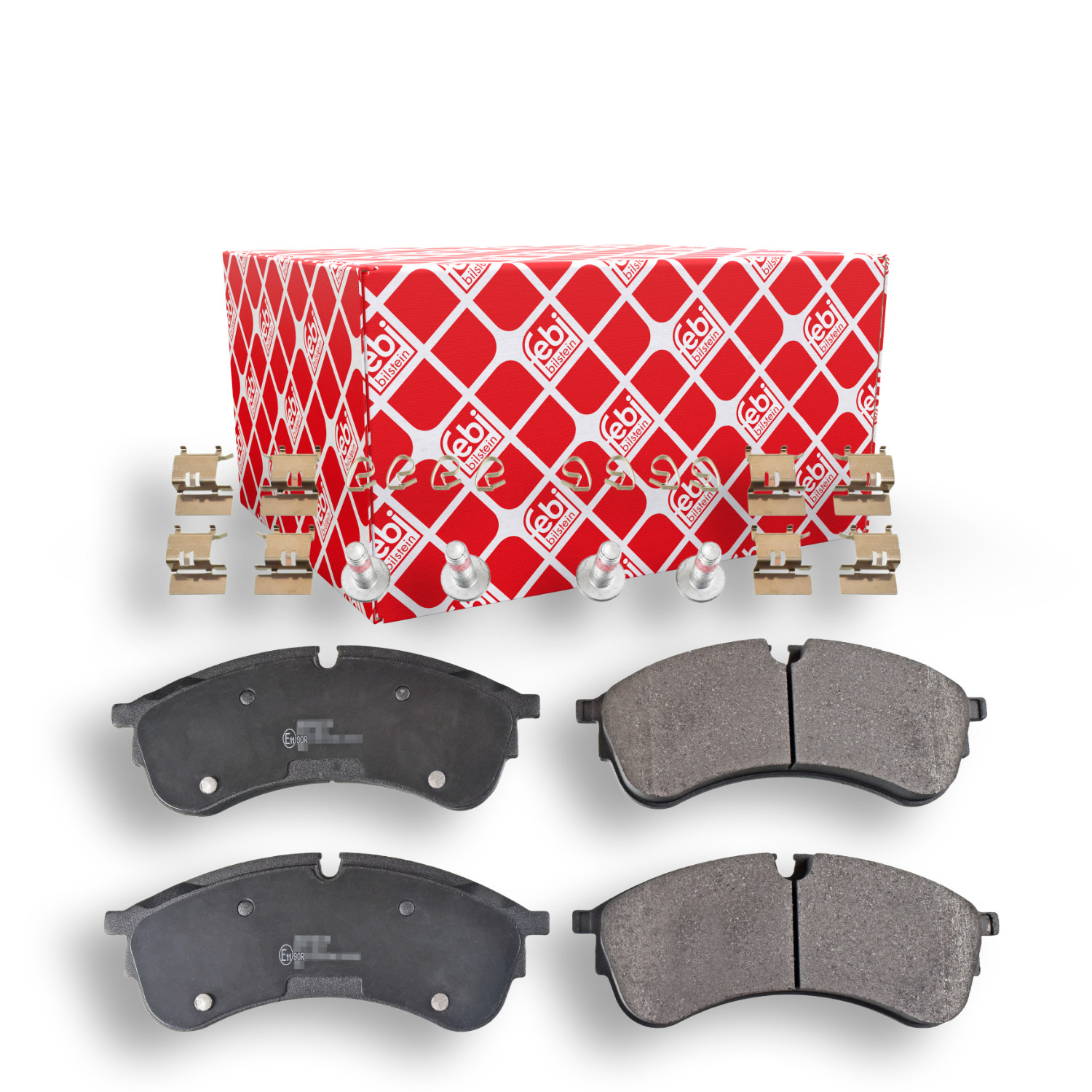 FEBI BILSTEIN Bremsbelagsatz, Scheibenbremse 116250 f&uuml;r MAN VW, Vorderachse