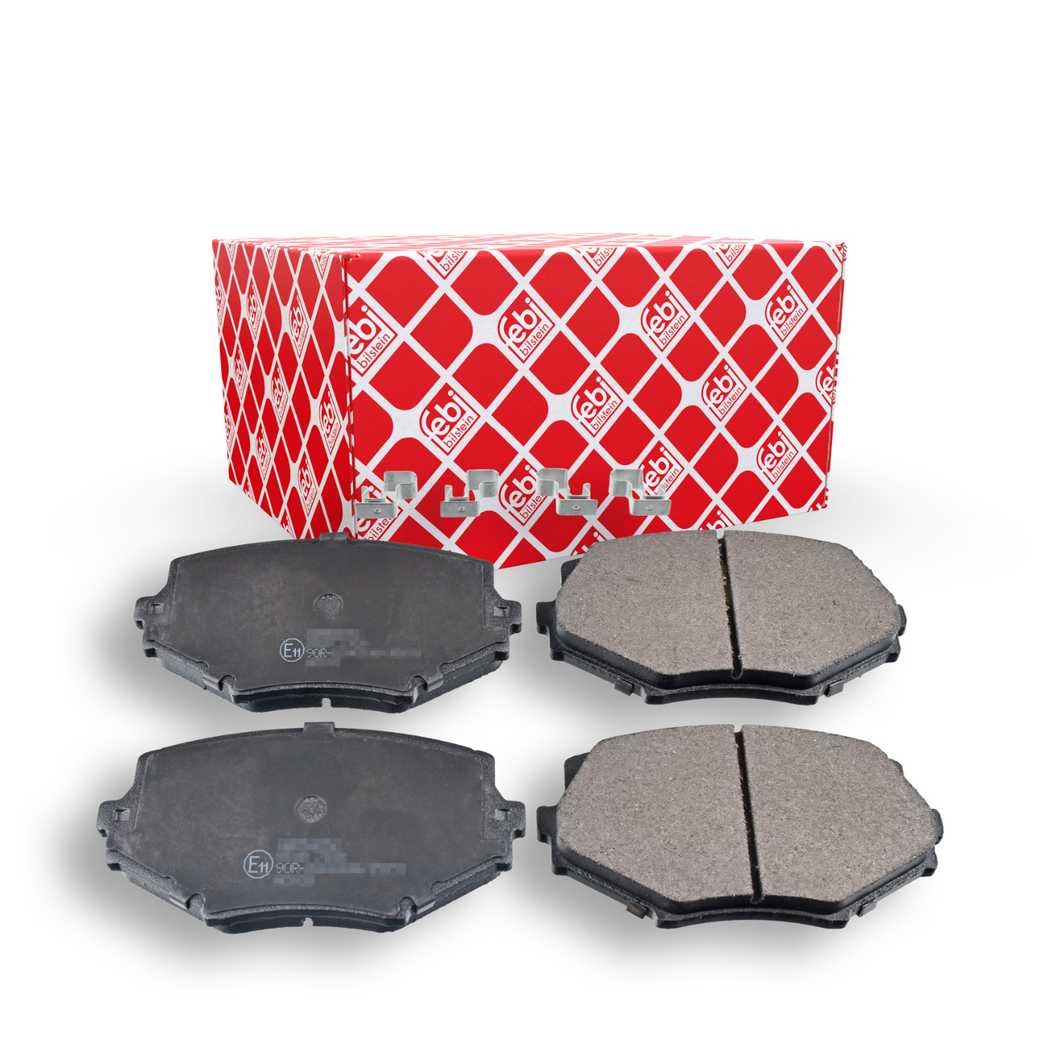 FEBI BILSTEIN Bremsbelagsatz, Scheibenbremse 16497 f&uuml;r MAZDA, Vorderachse