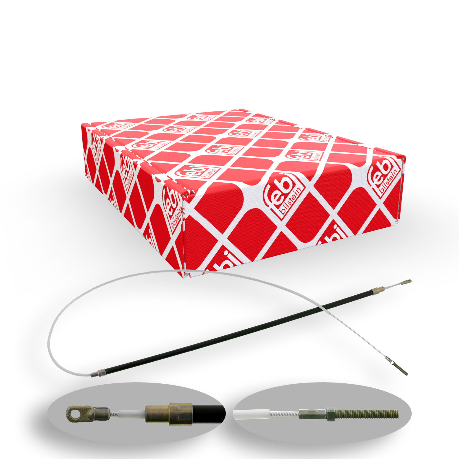 Seilzug, Feststellbremse FEBI BILSTEIN 01751 f&uuml;r BMW, hinten links