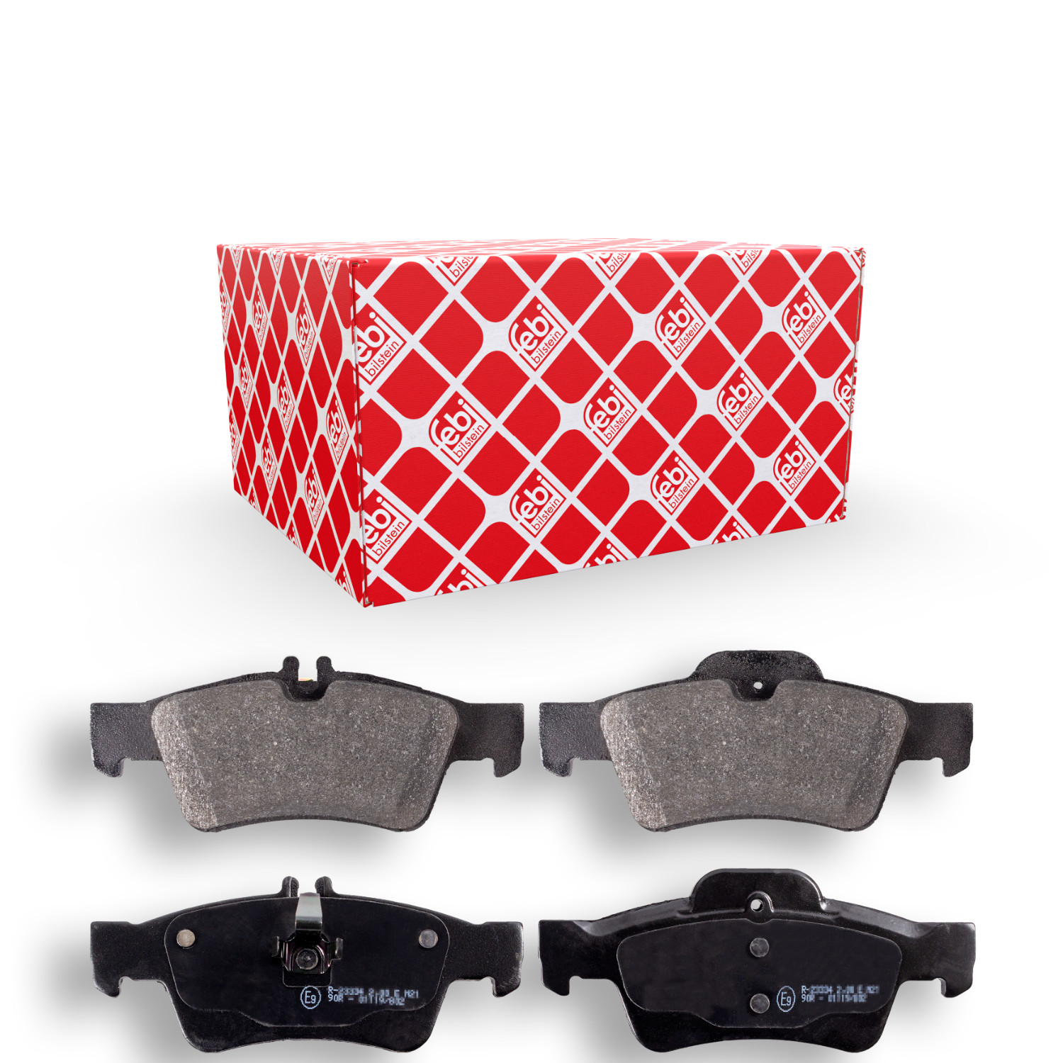 FEBI BILSTEIN Bremsbelagsatz, Scheibenbremse 16451 f&uuml;r MERCEDES-BENZ