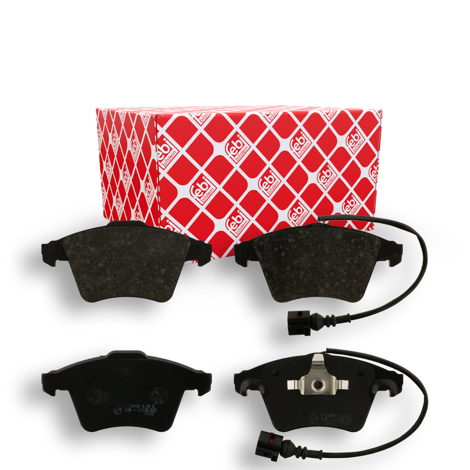 FEBI BILSTEIN Bremsbelagsatz, Scheibenbremse 16733 f&uuml;r VW, Vorderachse