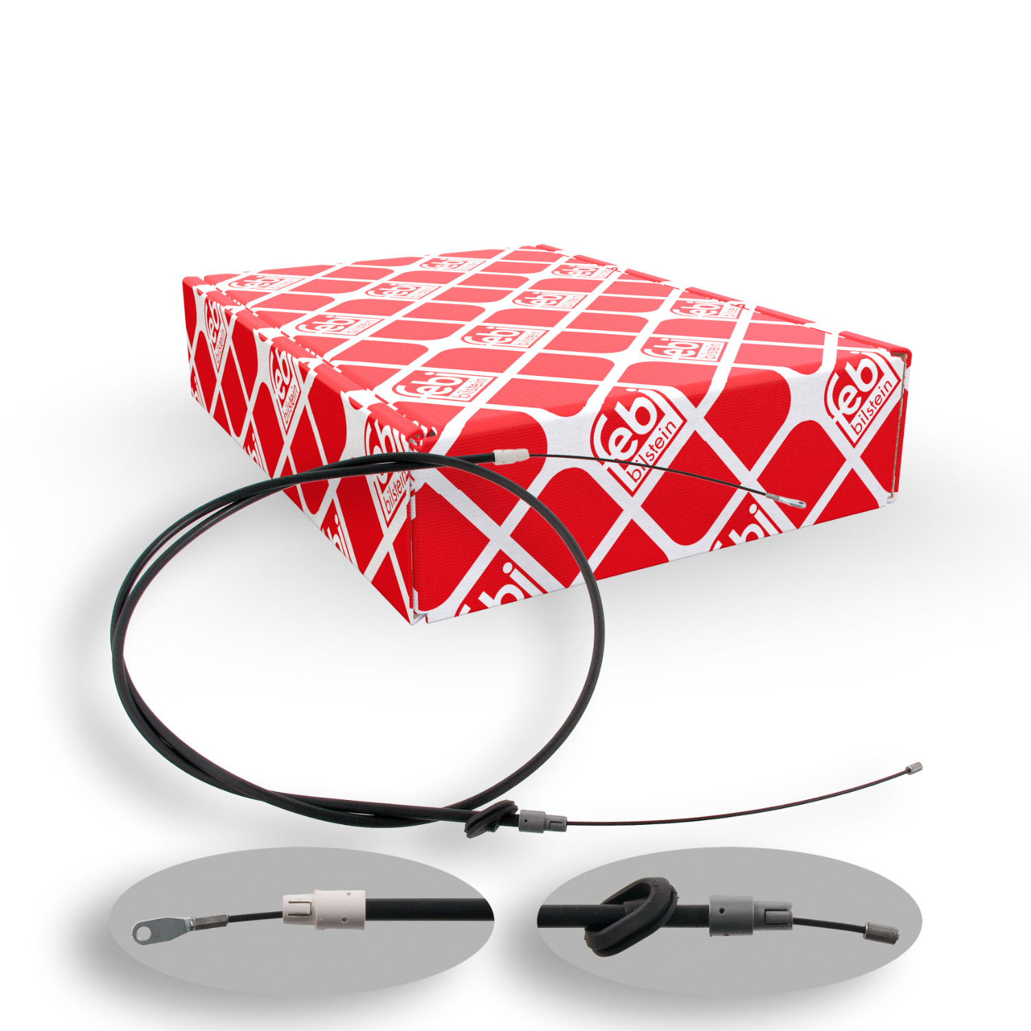 FEBI BILSTEIN Seilzug, Feststellbremse 34903 f&uuml;r MERCEDES-BENZ, vorne links