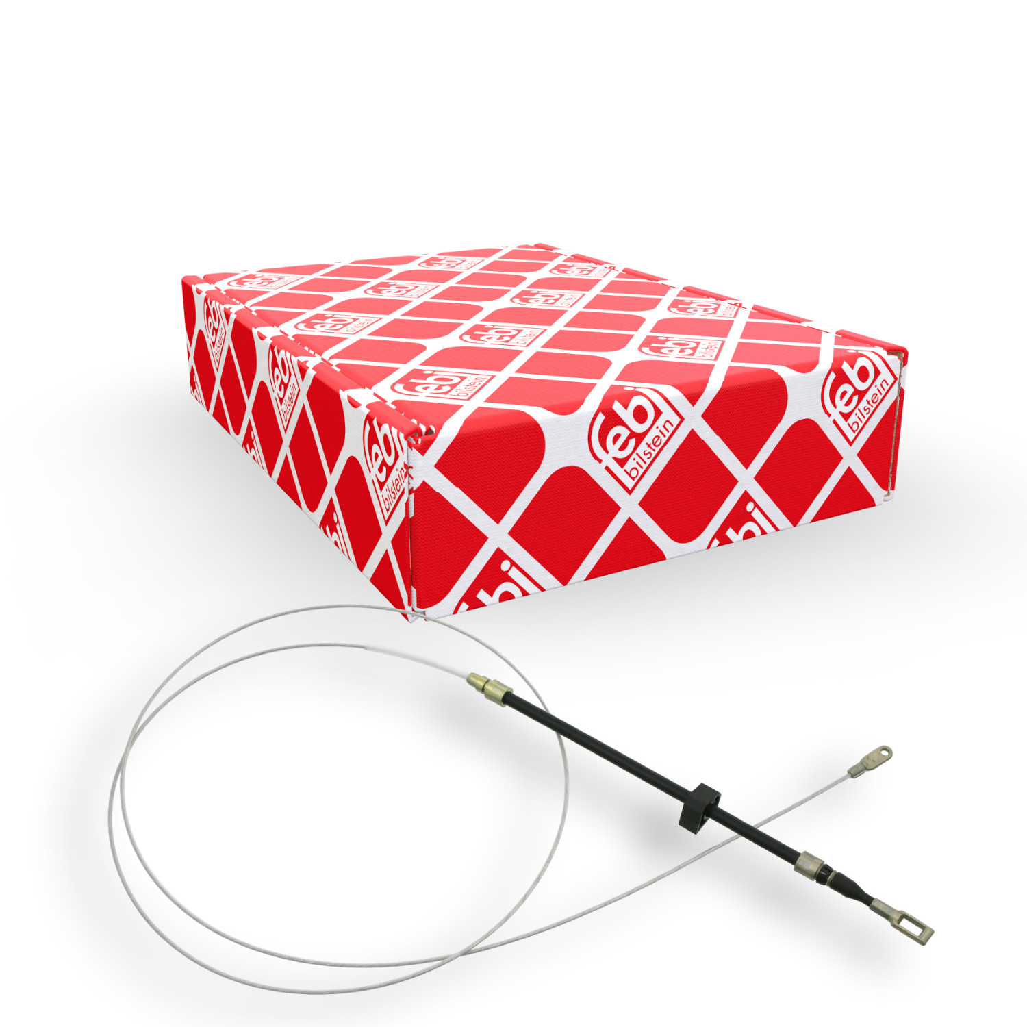 FEBI BILSTEIN Seilzug, Feststellbremse 23973 f&uuml;r MERCEDES-BENZ VW, vorne