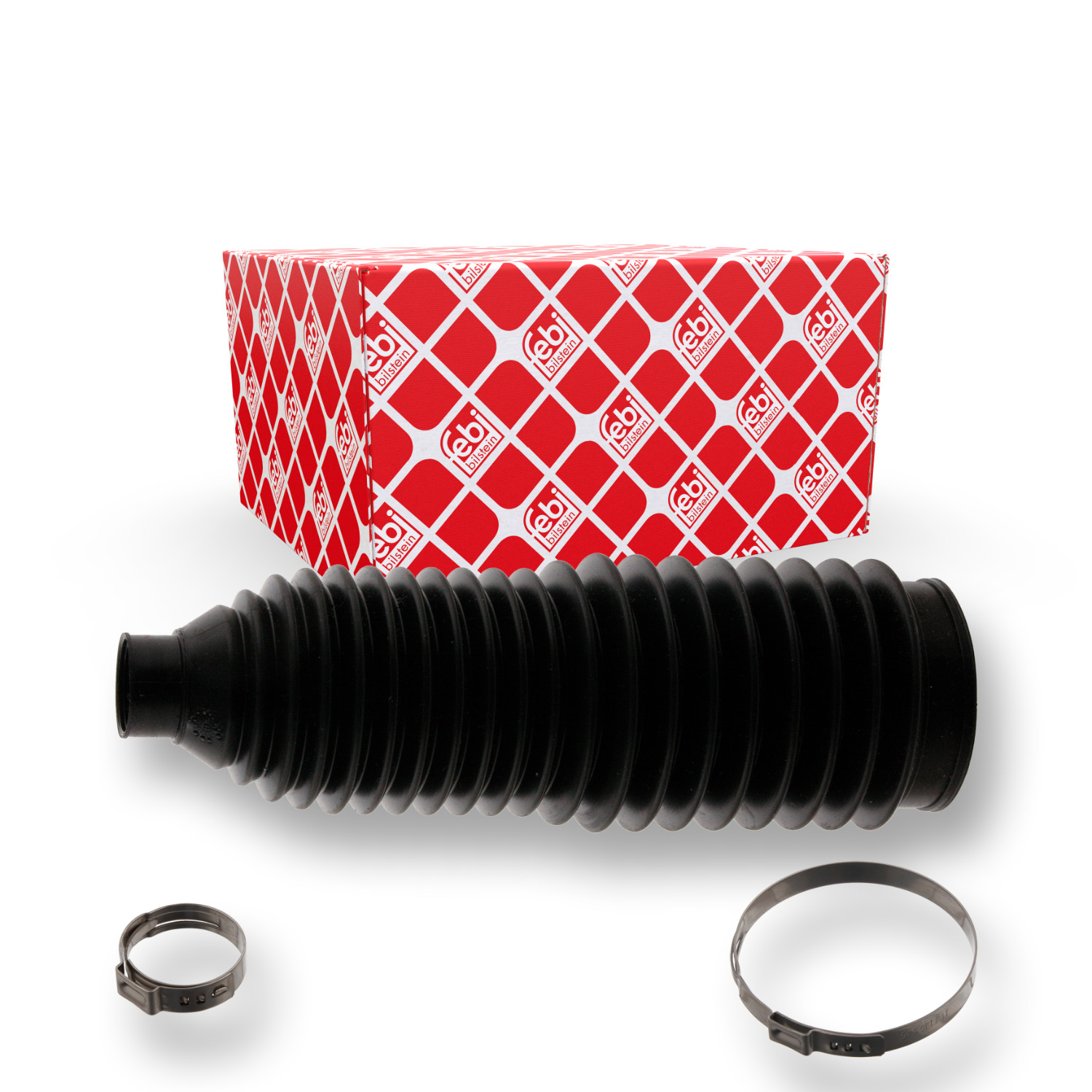 FEBI BILSTEIN Faltenbalgsatz, Lenkung 33593 f&uuml;r AUDI SKODA VW, Vorderachse