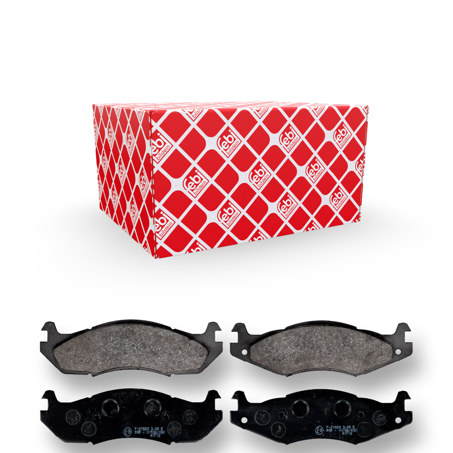 FEBI BILSTEIN Bremsbelagsatz, Scheibenbremse 116196 f&uuml;r RENAULT, Vorderachse