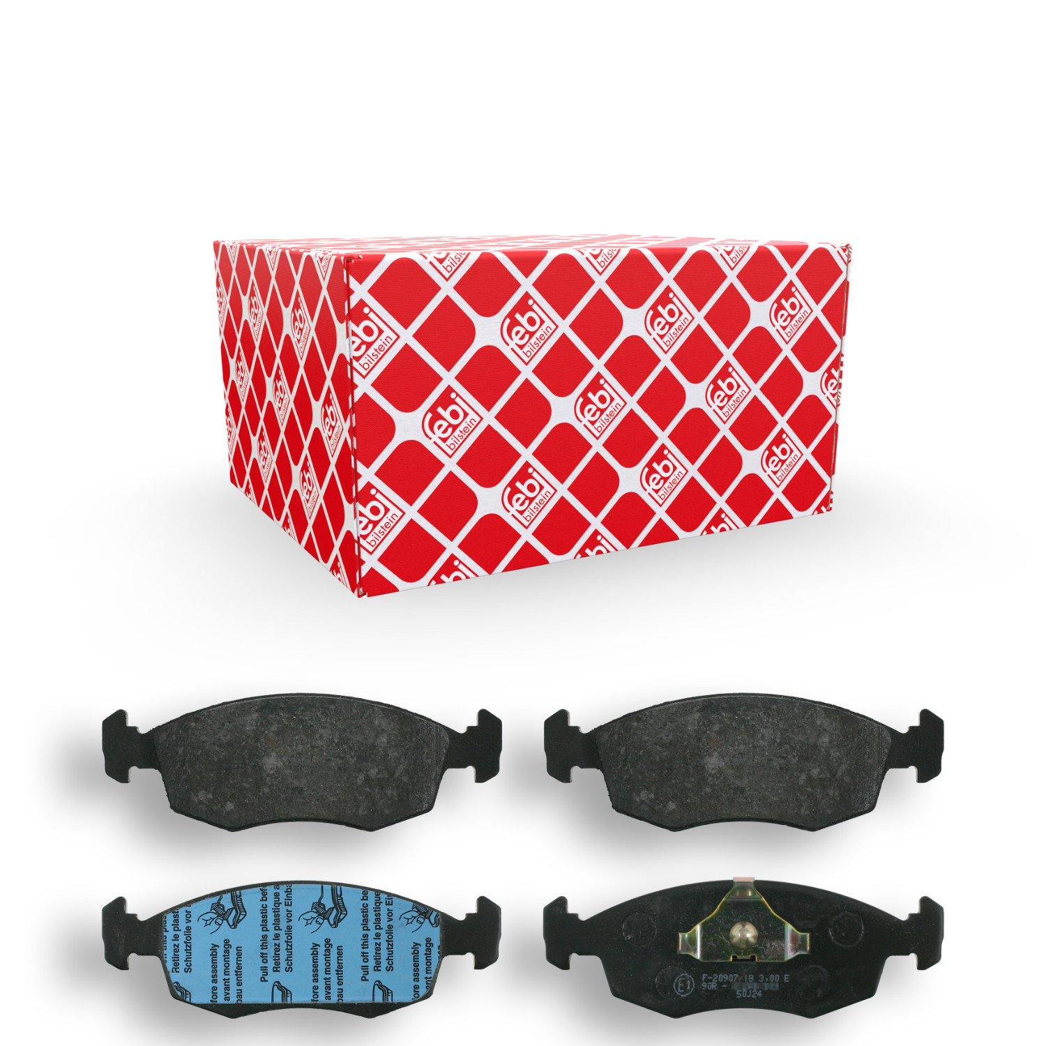FEBI BILSTEIN Bremsbelagsatz, Scheibenbremse 16021 f&uuml;r FORD FORD USA