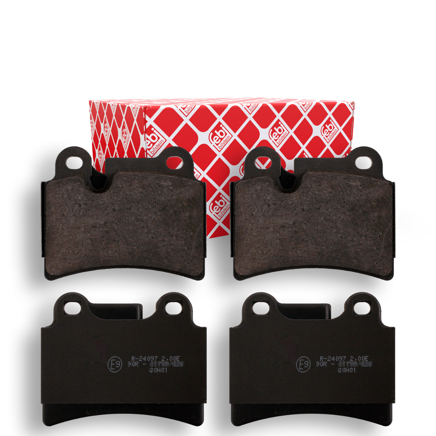FEBI BILSTEIN Bremsbelagsatz, Scheibenbremse 16671 f&uuml;r VW, Hinterachse