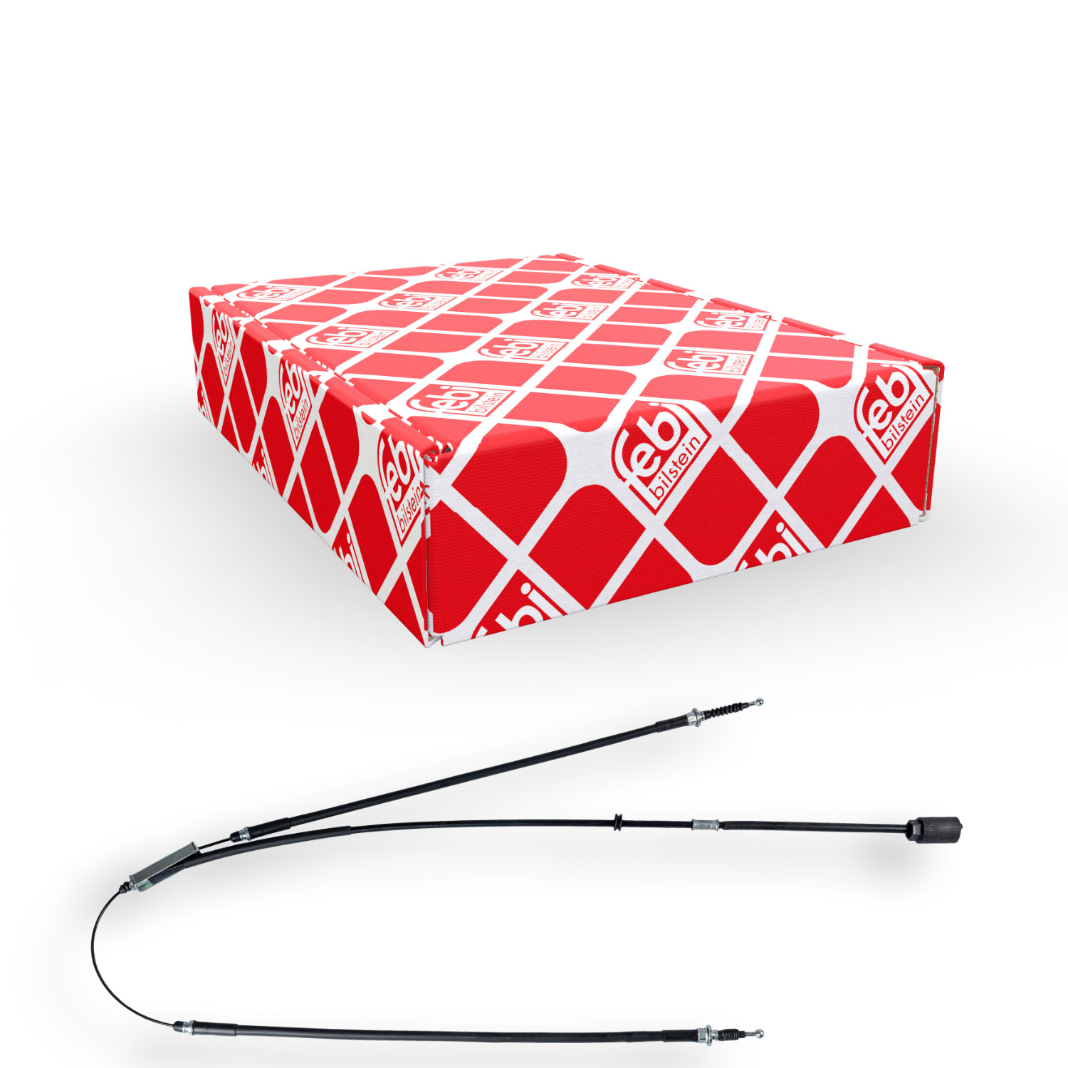 Seilzug, Feststellbremse FEBI BILSTEIN 109239 f&uuml;r OPEL VAUXHALL, hinten