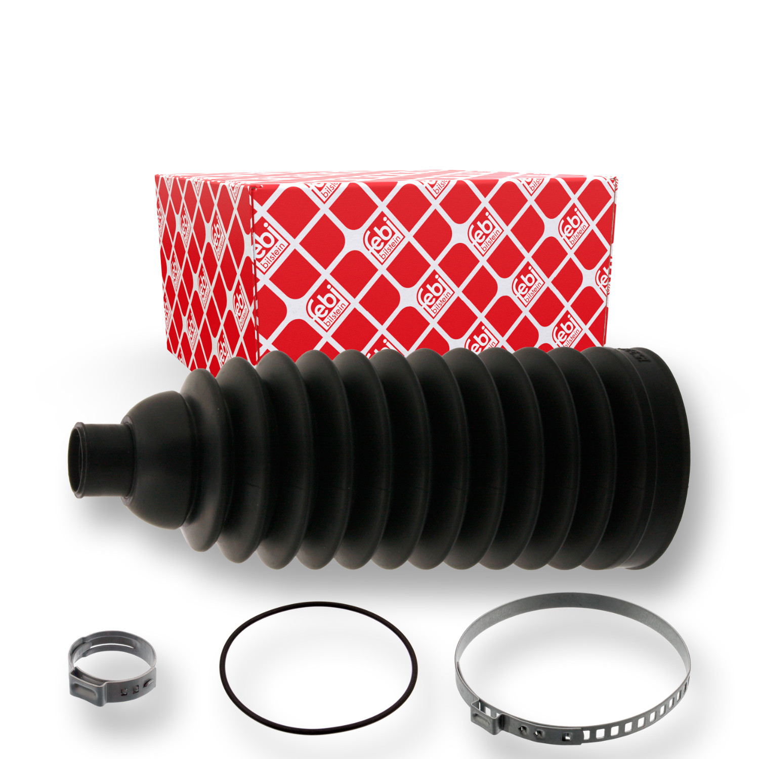 FEBI BILSTEIN Faltenbalgsatz, Lenkung 36775 f&uuml;r MERCEDES-BENZ, Vorderachse links