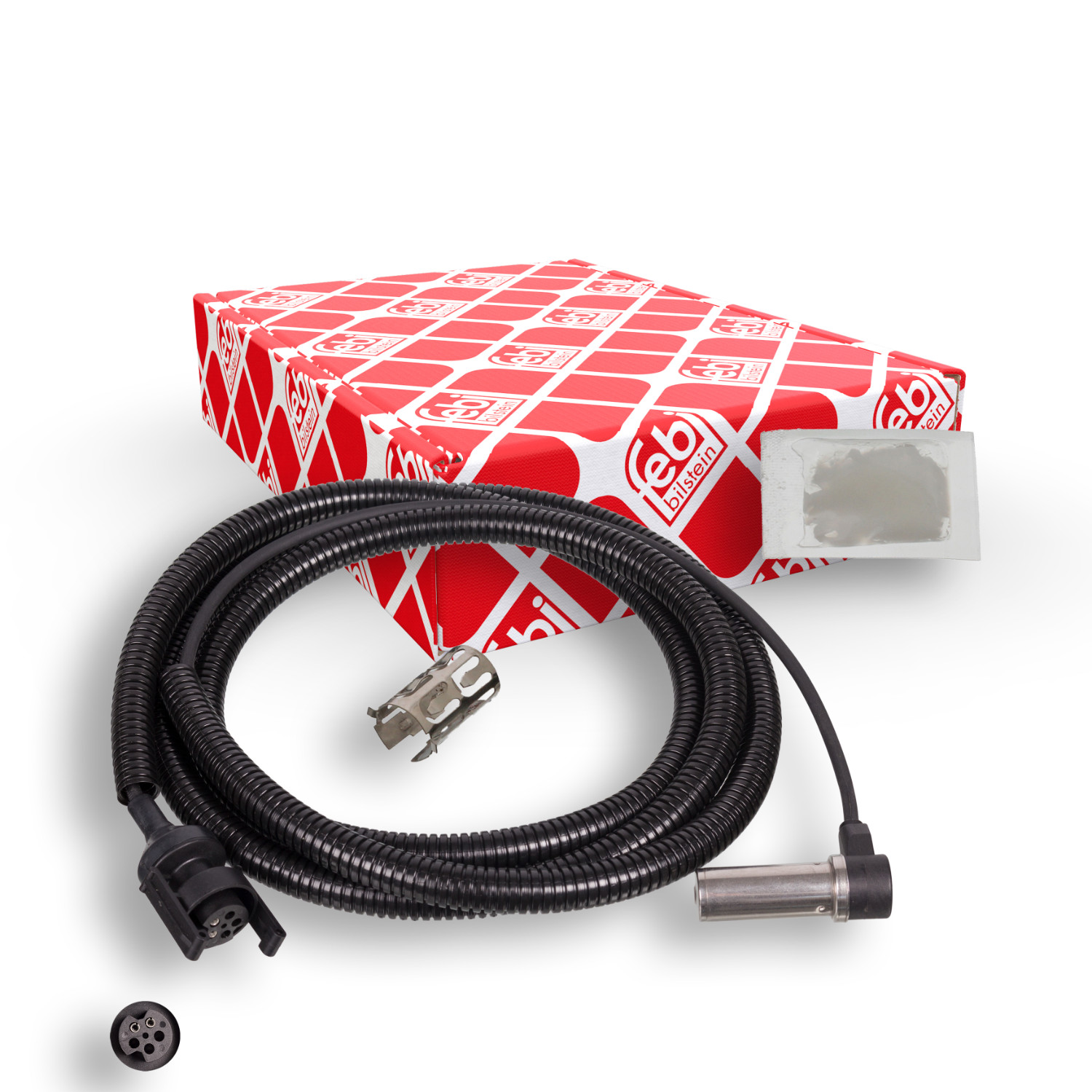 Febi Bilstein 104897 ABS-Sensor mit Hülse und Fett, 1 Stück