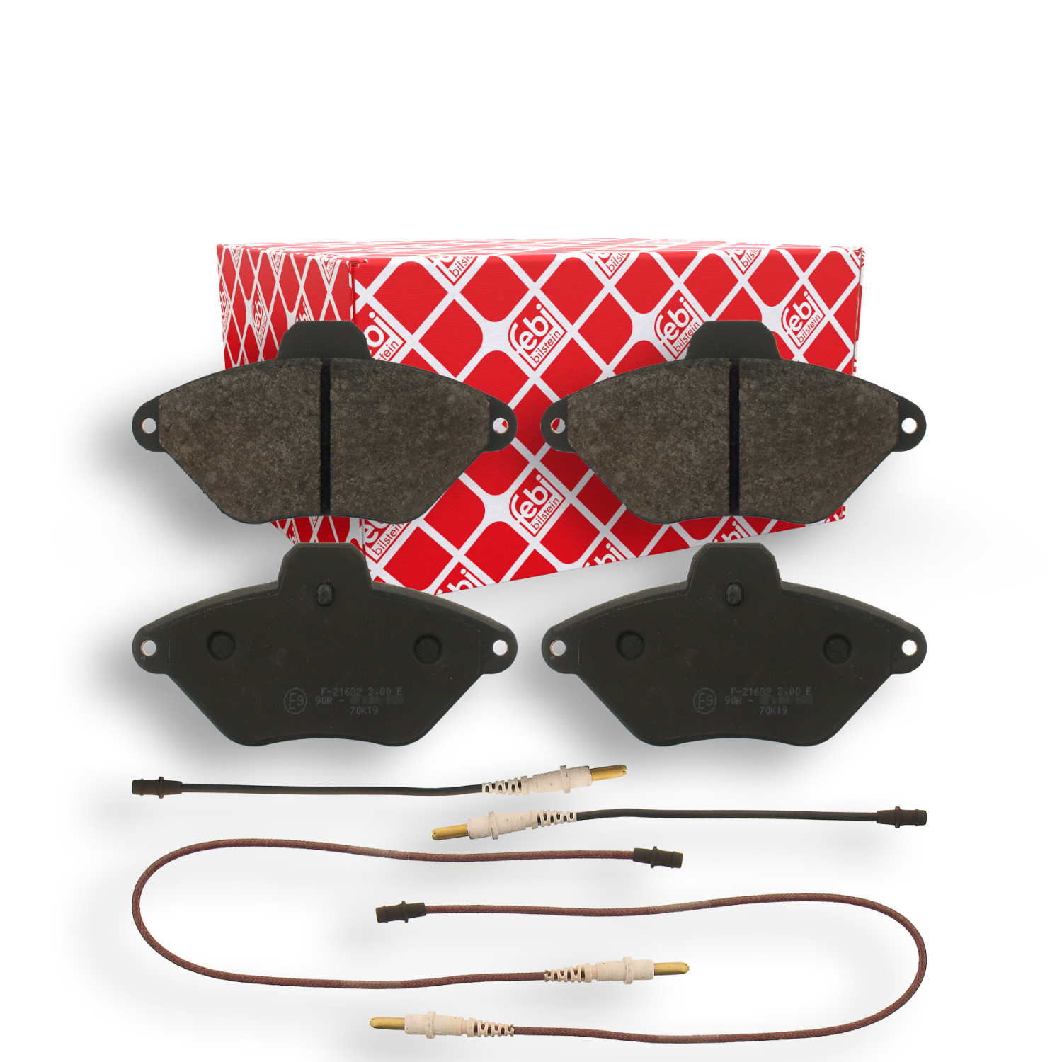 FEBI BILSTEIN Bremsbelagsatz, Scheibenbremse 16415 f&uuml;r CITRO&Euml;N, Vorderachse