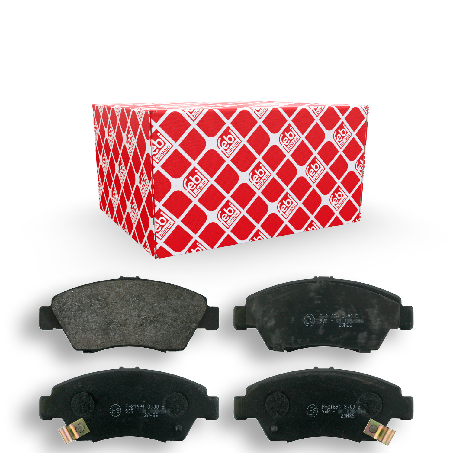 FEBI BILSTEIN Bremsbelagsatz, Scheibenbremse 16305 für HONDA, Vorderachse