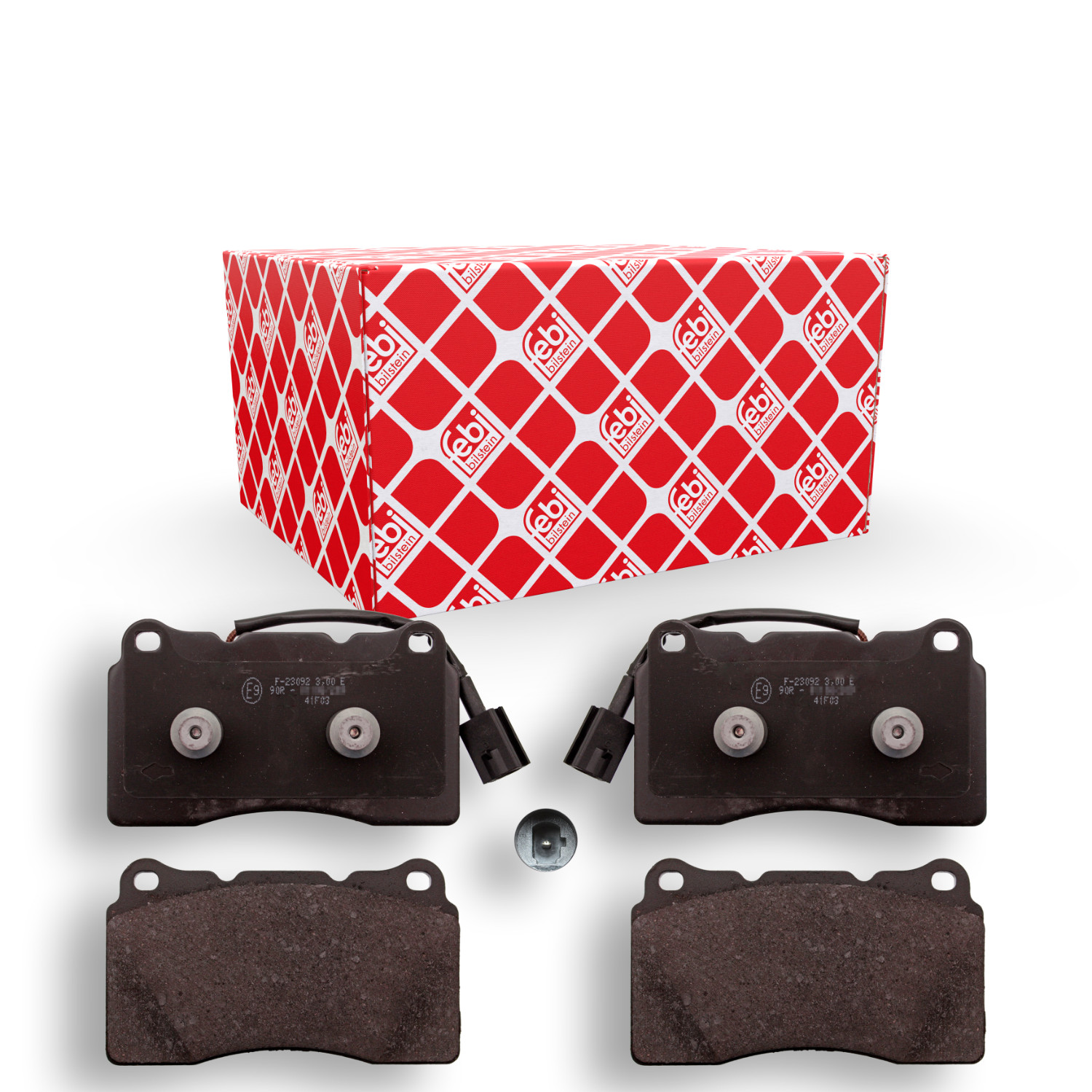 FEBI BILSTEIN Bremsbelagsatz, Scheibenbremse 116005 f&uuml;r ALFA ROMEO, Vorderachse